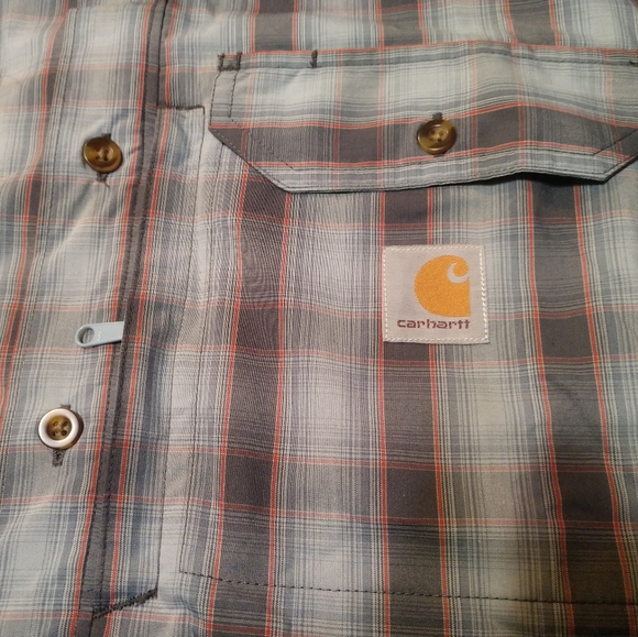 CARHARTT FORCE Button Front SS Mesh Vented - Picture 2 of 7